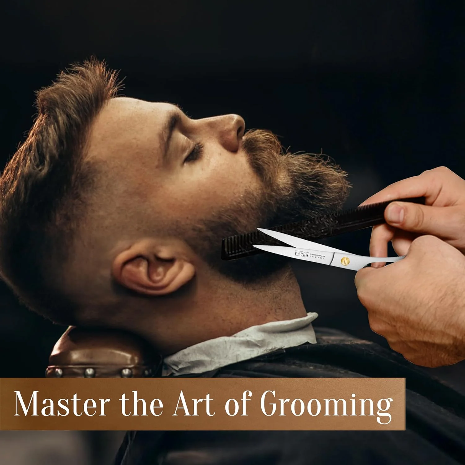 ست قیچی آرایشگری حرفه ای FACON با لبه های تیغی - استیل ضد زنگ ژاپنی - طول 6.5 اینچ - پیچ تنظیم دقیق - قیچی های ممتاز با کیفیت سالن (The Bravo) ست قیچی آرایشگری حرفه ای FACON با لبه های تیغی - استیل ضد زنگ ژاپنی - طول 6.5 اینچ - پیچ تنظیم دقیق - قیچی های ممتاز با کیفیت سالن (The Bravo)