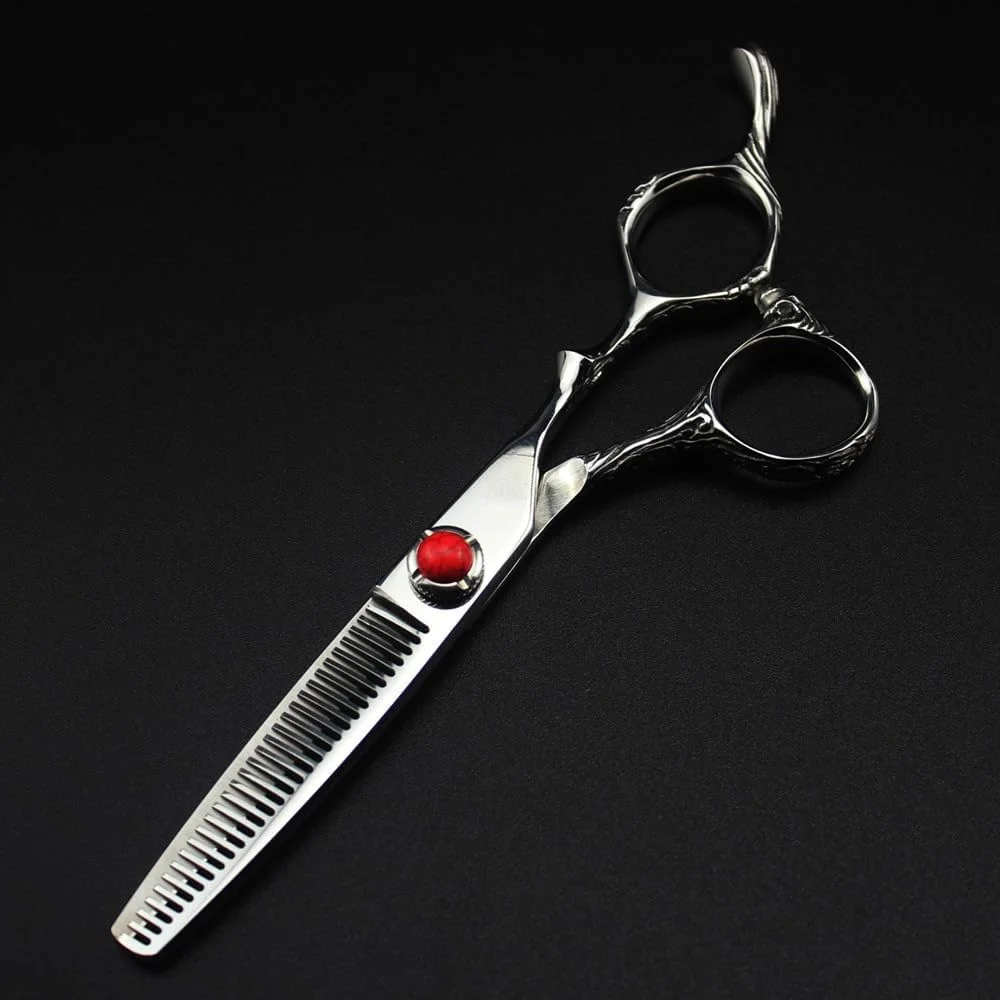 قیچی آرایشگری، قیچی حرفه ای 6 اینچی فولاد JP 440c با نگین قرمز، قیچی آرایشگری، قیچی اصلاح و نازک کننده مو، ست قیچی آرایشگری قیچی آرایشگری، قیچی حرفه ای 6 اینچی فولاد JP 440c با نگین قرمز، قیچی آرایشگری، قیچی اصلاح و نازک کننده مو، ست قیچی آرایشگری