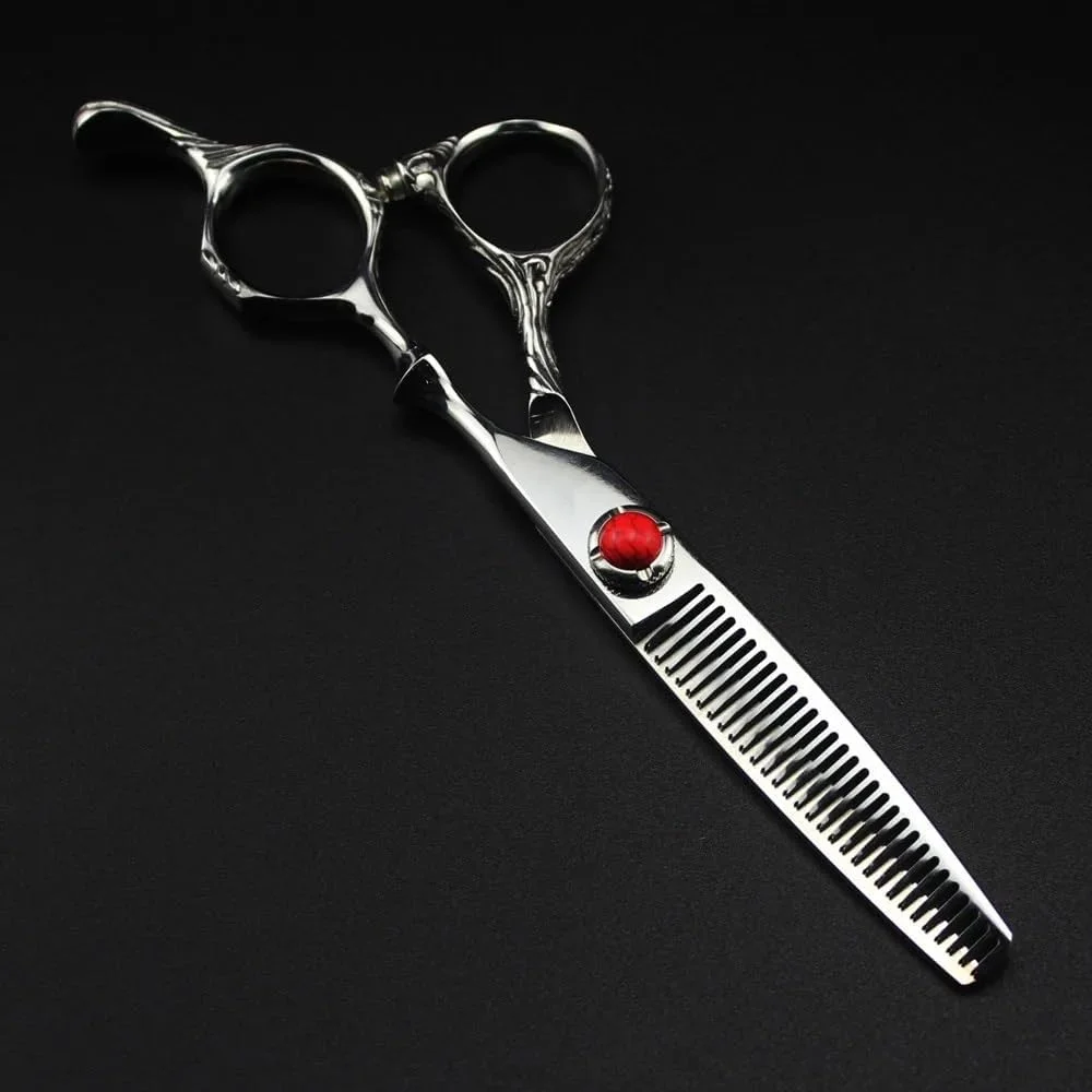 قیچی آرایشگری، قیچی حرفه ای 6 اینچی فولاد JP 440c با نگین قرمز، قیچی آرایشگری، قیچی اصلاح و نازک کننده مو، ست قیچی آرایشگری قیچی آرایشگری، قیچی حرفه ای 6 اینچی فولاد JP 440c با نگین قرمز، قیچی آرایشگری، قیچی اصلاح و نازک کننده مو، ست قیچی آرایشگری