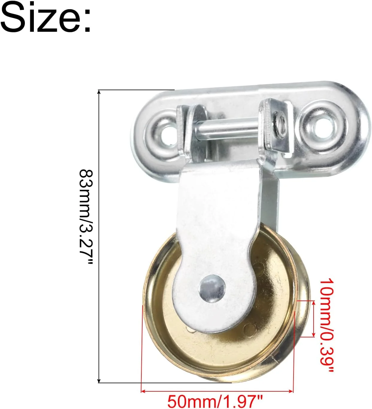 کوآرکزمان، بسته 2 عددی قرقره تکی 79 میلی متری، قرقره سیم آویز آهنی، قرقره طناب با پوشش روی کوآرکزمان، بسته 2 عددی قرقره تکی 79 میلی متری، قرقره سیم آویز آهنی، قرقره طناب با پوشش روی