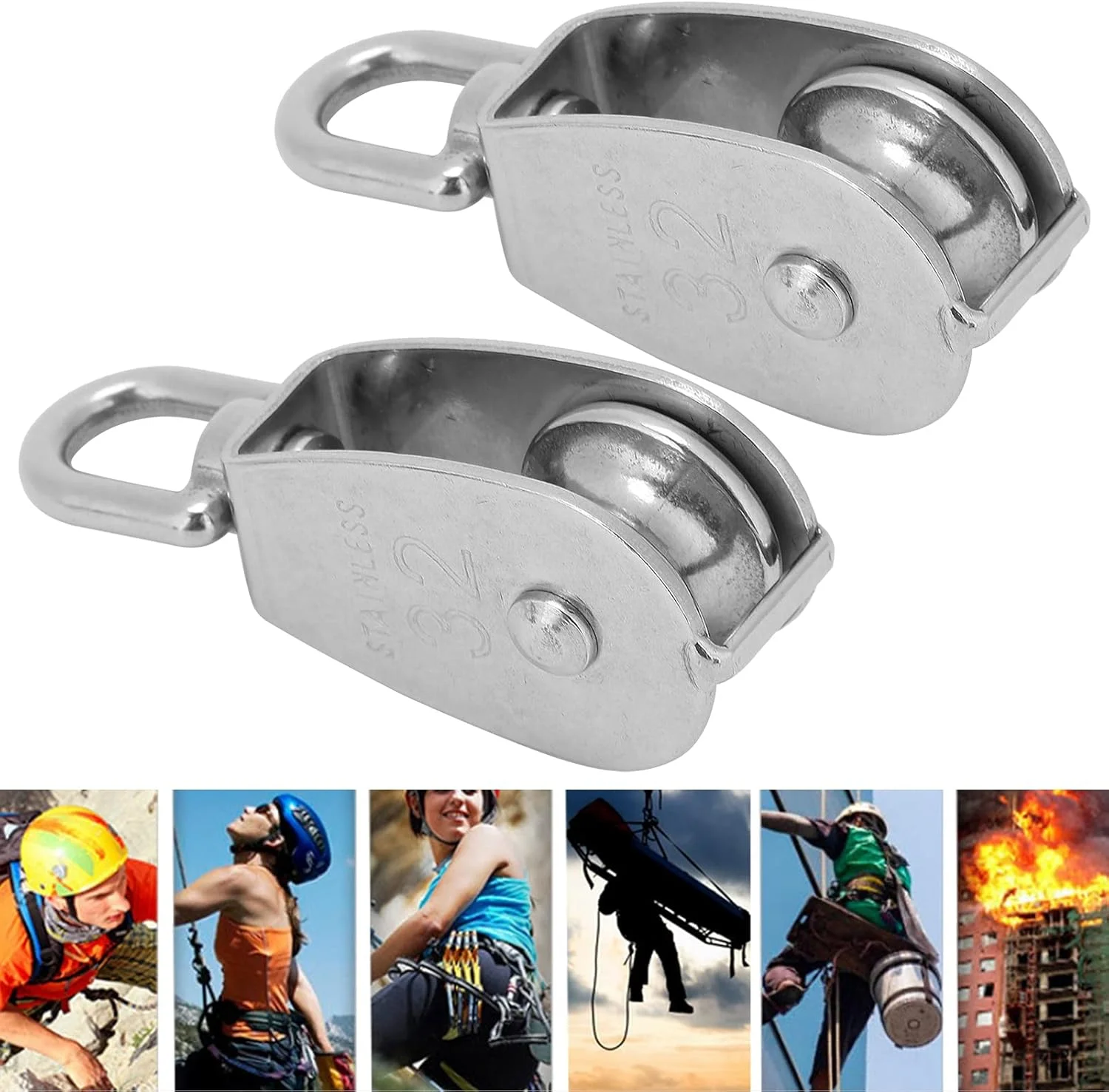 پولی تکی Pokerty9، چرخ بکسل سیم مقاوم در برابر سایش با عملیات ضد ضربه برای کارگران جهت انتقال یا کشیدن کار