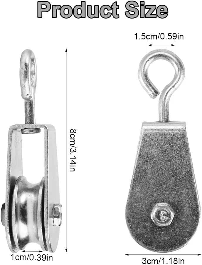 بلوک قرقره تکی M25، بلوک قرقره استیل ضد زنگ 304، قرقره چرخان 360 درجه، قرقره تکی سنگین، سیستم چرخ قرقره برای طناب 11 میلی متری، بند رخت، باشگاه، جرثقیل، ظرفیت بار 30 کیلوگرم بلوک قرقره تکی M25، بلوک قرقره استیل ضد زنگ 304، قرقره چرخان 360 درجه، قرقره تکی سنگین، سیستم چرخ قرقره برای طناب 11 میلی متری، بند رخت، باشگاه، جرثقیل، ظرفیت بار 30 کیلوگرم