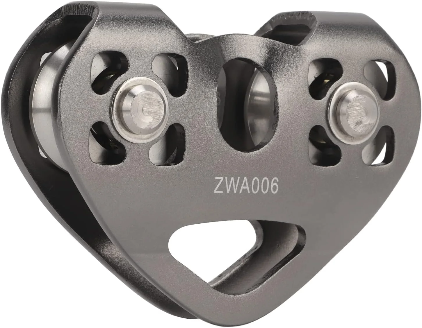 قرقره Phefop، قرقره سرعت، زیپ لاین، مقعر، کوچک و سبک وزن، بلبرینگ دوبل، کاهش بار، کاهش سایش، روان، ساخته شده از آلیاژ آلومینیوم، برای کوهنوردی