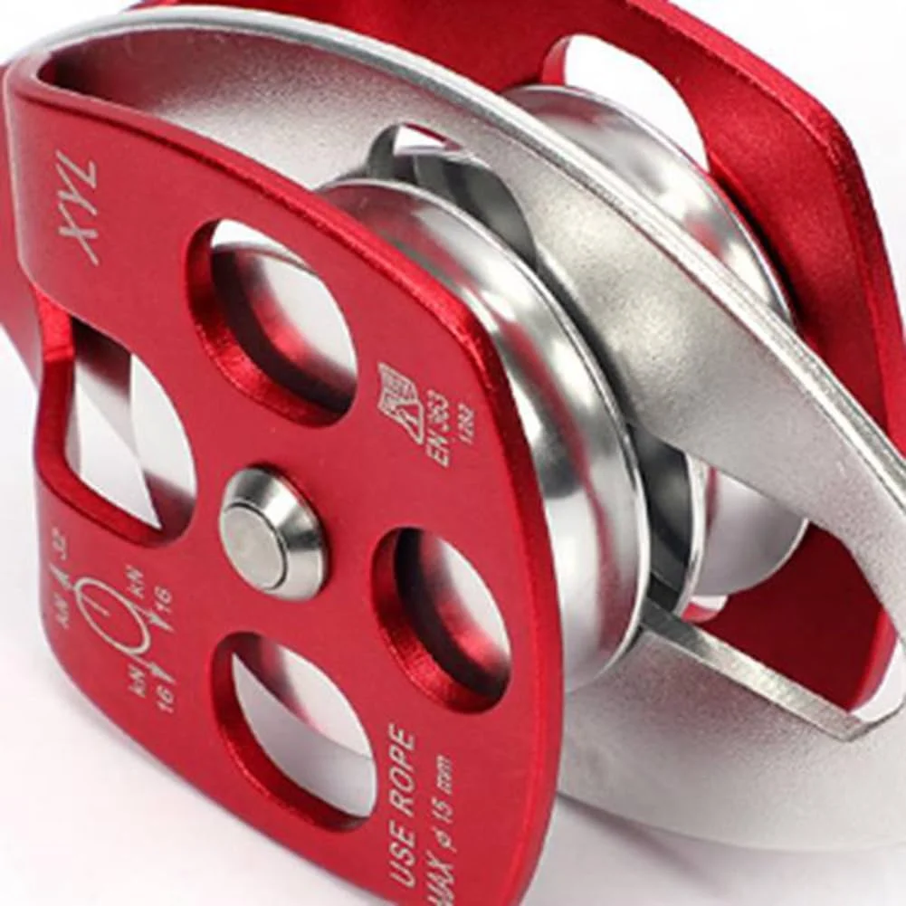 قرقره های تکی و دوتایی با صفحه لرزان، قرقره های دوتایی صفحه جانبی هم محور قرمز