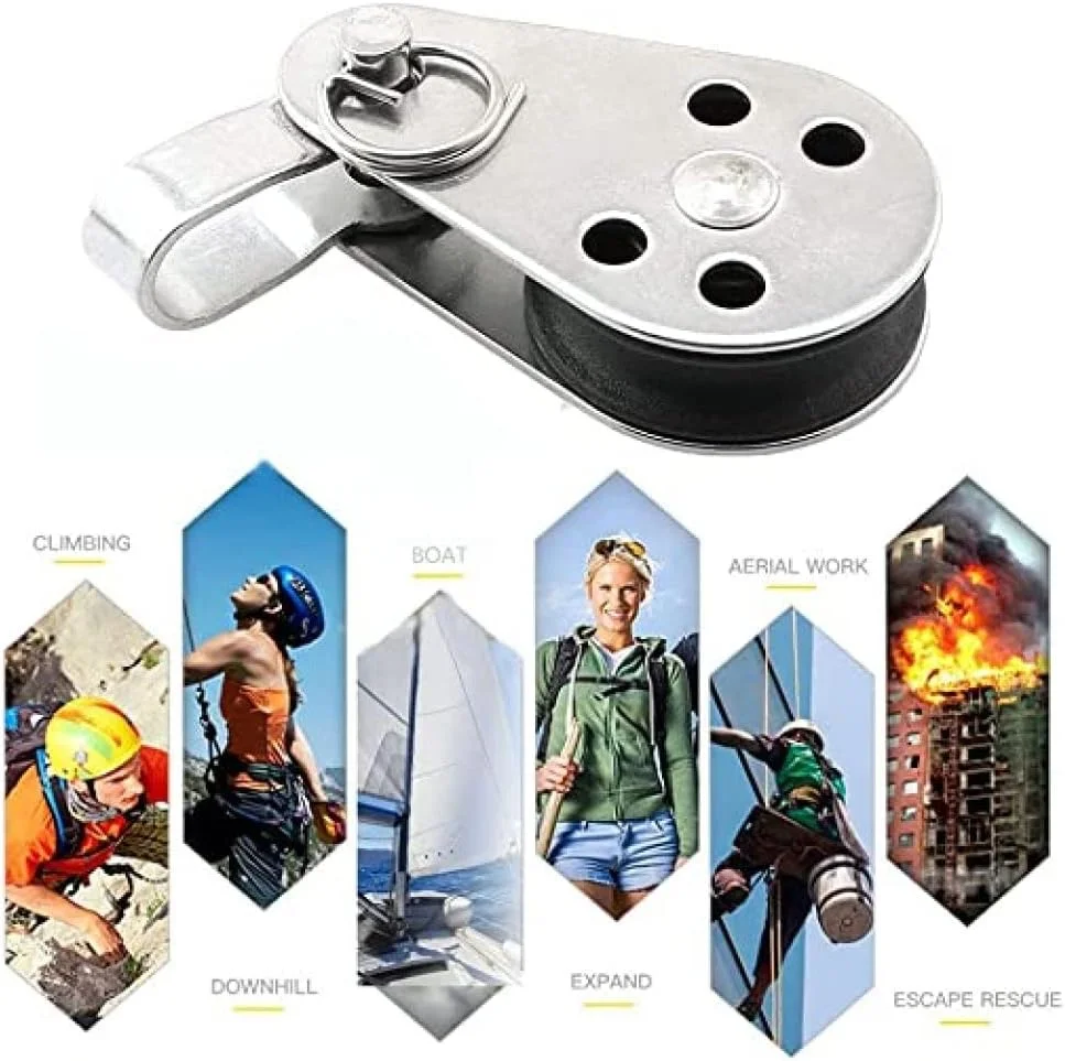 بلوک قرقره، 5 عدد قرقره غلتکی لنگر قایق کایاک، بلوک قرقره تکی استیل ضد زنگ، بلوک قرقره سیم بکسل، بلوک بادبانی سنگین برای سیم طناب شستشو باشگاه دریایی، قرقره بلوک قرقره، 5 عدد قرقره غلتکی لنگر قایق کایاک، بلوک قرقره تکی استیل ضد زنگ، بلوک قرقره سیم بکسل، بلوک بادبانی سنگین برای سیم طناب شستشو باشگاه دریایی، قرقره