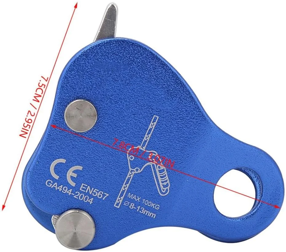 بلوک قرقره طناب ممتاز، قرقره تک گردان سنگین وظیفه - تجهیزات ایمنی کوهنوردی آلیاژ آلومینیوم منیزیم [ساخت بادوام]