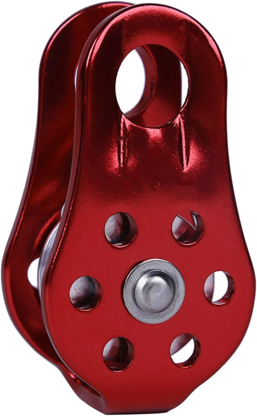 قرقره چرخشی جانبی، قرقره میکرو ثابت پولیشی قابل حمل جهانی سبک وزن برای بلند کردن بار برای کار در ارتفاع