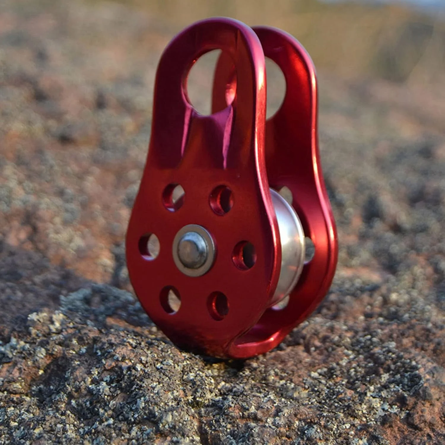 قرقره چرخشی جانبی، قرقره میکرو ثابت پولیشی قابل حمل جهانی سبک وزن برای بلند کردن بار برای کار در ارتفاع