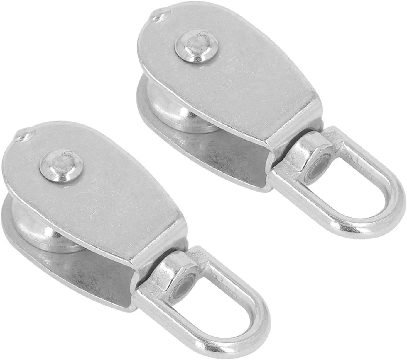 چرخ قرقره کششی چرخشی، بلوک قرقره گردان M25 ضد زنگ استیل ضد زنگ مقاوم با قلاب فنری M9 برای پیاده روی چرخ قرقره کششی چرخشی، بلوک قرقره گردان M25 ضد زنگ استیل ضد زنگ مقاوم با قلاب فنری M9 برای پیاده روی