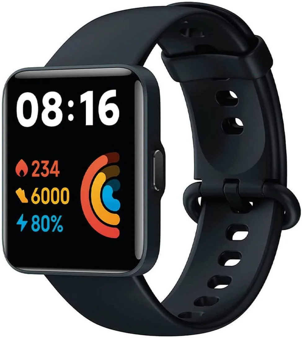 ساعت هوشمند Redmi Watch 2 Lite شیائومی - صفحه لمسی 1.55 اینچی، مقاومت در برابر آب 5ATM، باتری با عمر 10 روز، GPS، بیش از 100 حالت ورزشی، شمارش گام، پایش خواب، پایش ضربان قلب، ردیاب فعالیت های تناسب اندام [نسخه رسمی انگلستان]