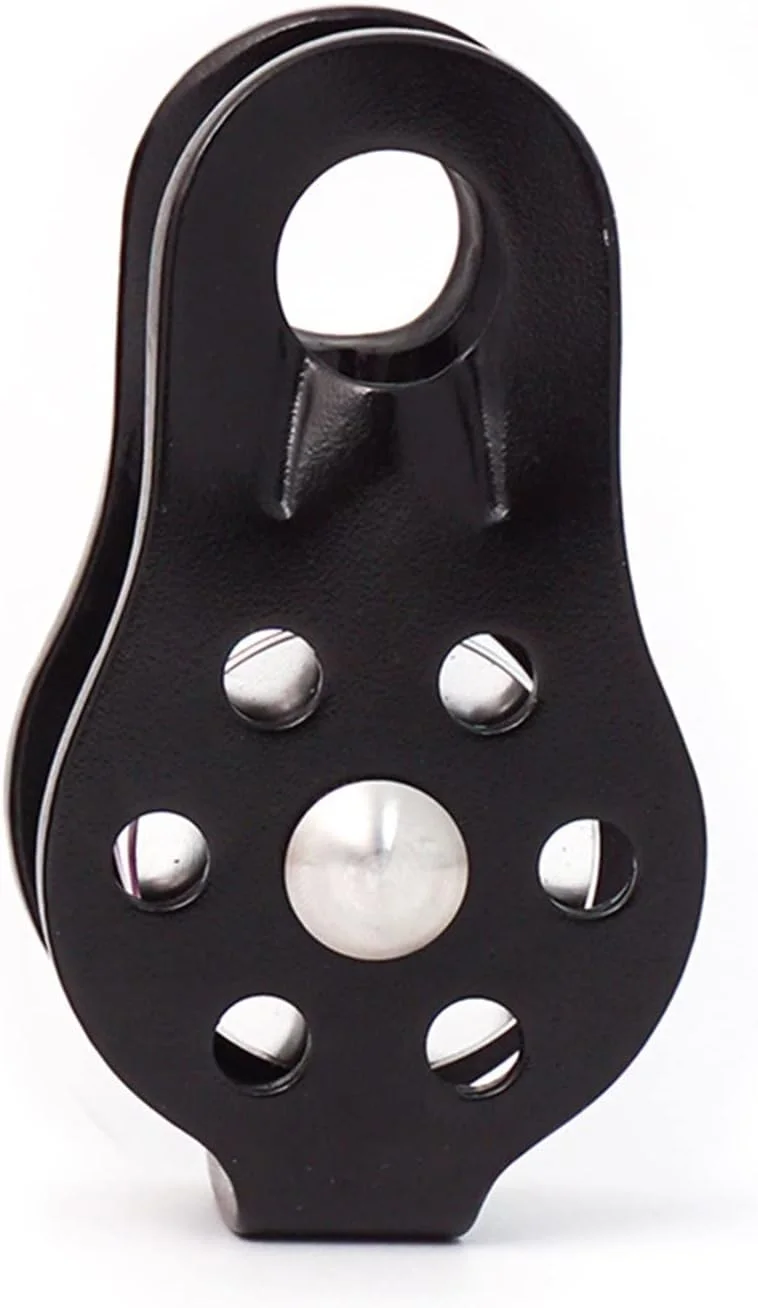 قرقره سنگ نوردی NNHGBB، قرقره تک تسمه ای صفحه جانبی ثابت، ابزار بقا در فضای باز، فرود در ارتفاعات بالا، ابزار حمل و نقل (رنگ: Hortel)