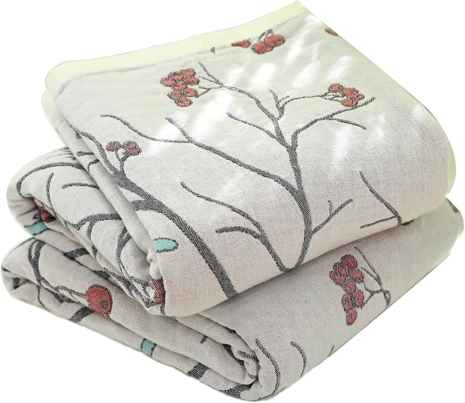 پتوی بهاره UOKUGZ، پتوی تفریحی، حوله مبل گازی، پتوی نرم یک نفره و دو نفره، لحاف نازک، رو تختی طرح گل
