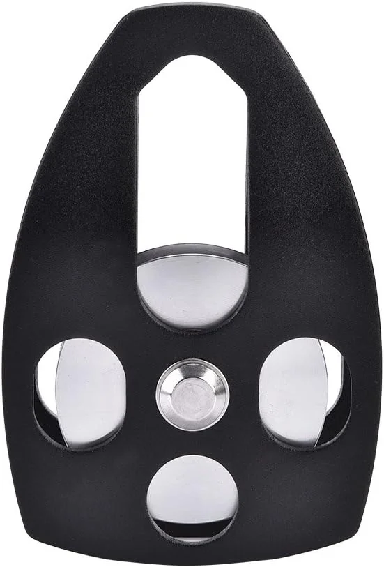 قرقره بلبرینگ صعود NOENNULL، قرقره کابل آلیاژ آلومینیوم، قرقره نجات بزرگ با صفحه چرخشی، قرقره صعود قابل حمل در فضای باز برای حمل و نقل تجهیزات صعود در فضای باز