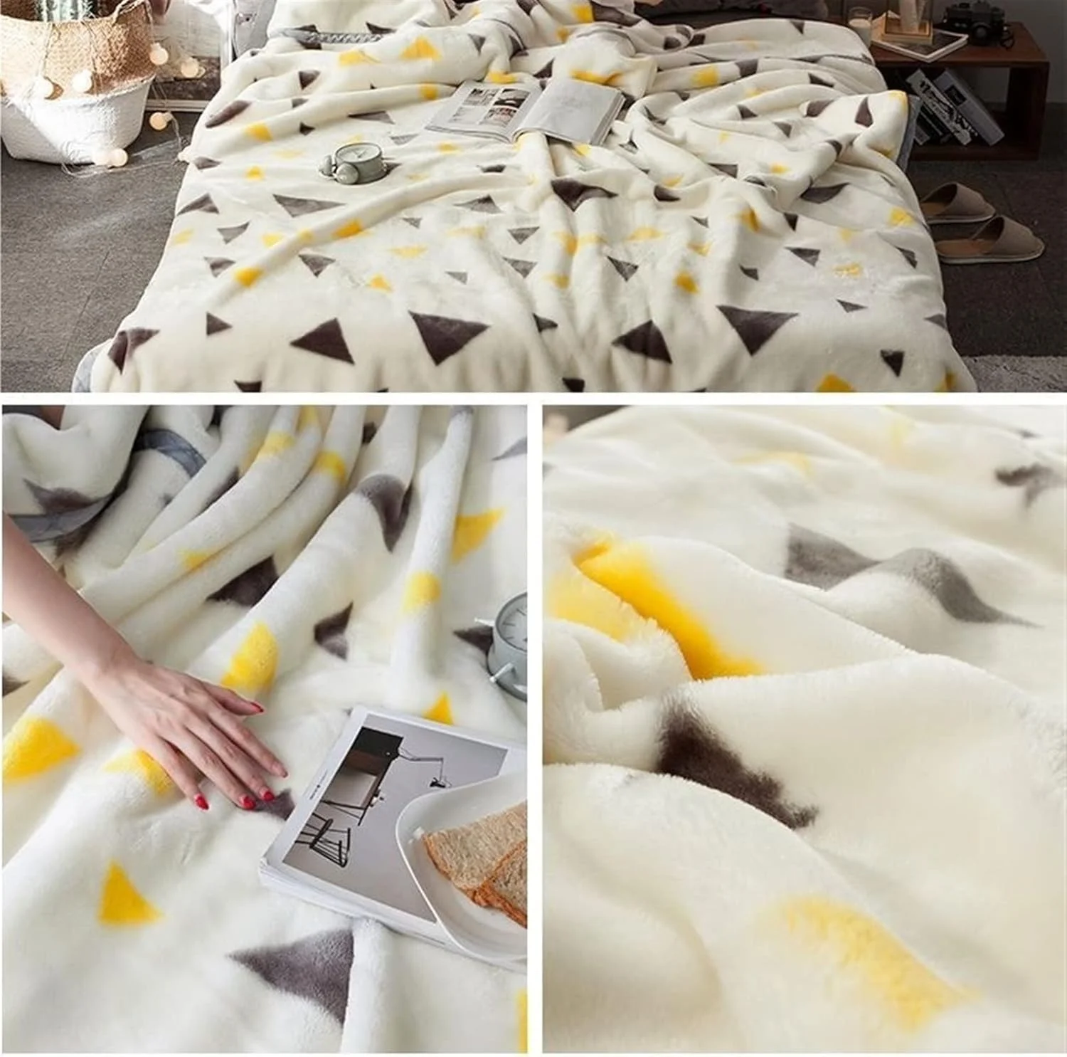 پتو بهاری UOKUGZ، پتو نرم برای اتاق خواب، تخت، دفتر کار، مبل اتاق نشیمن، مسافرت و کمپینگ