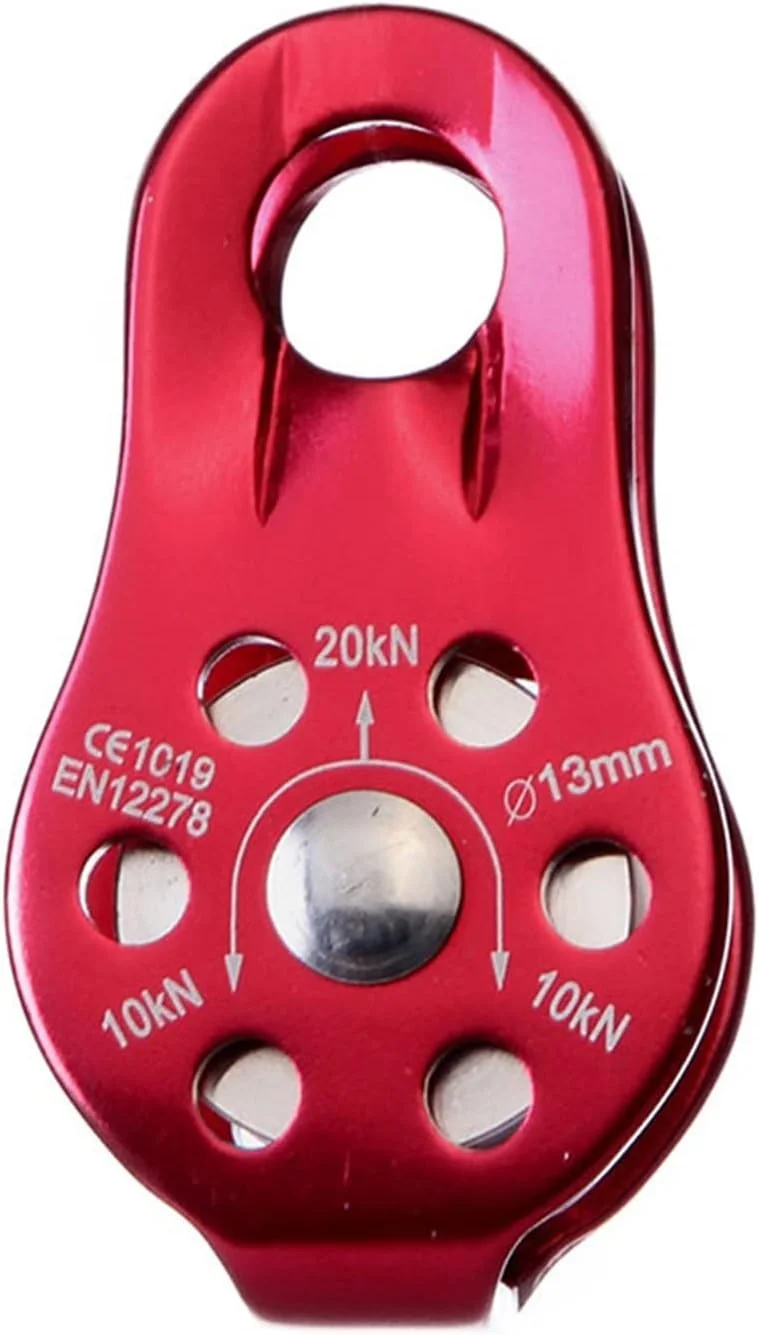 قرقره صعود NNHGBB قرقره تک تسمه ای صفحه جانبی ثابت ابزار بقا در فضای باز تجهیزات حمل و نقل ارتفاع بالا (رنگ: سبز 4 عدد)