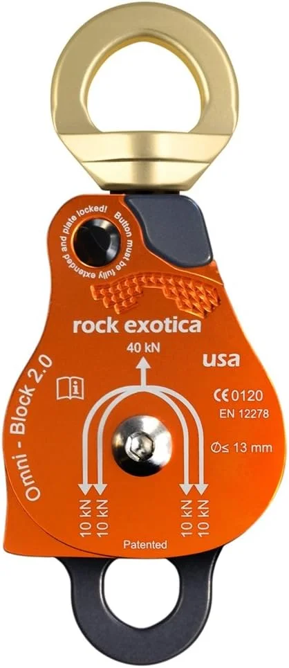 قرقره دوبل Rock Exotica Omni-Block 2.0 اینچ OmniProGear قرقره دوبل Rock Exotica Omni-Block 2.0 اینچ OmniProGear
