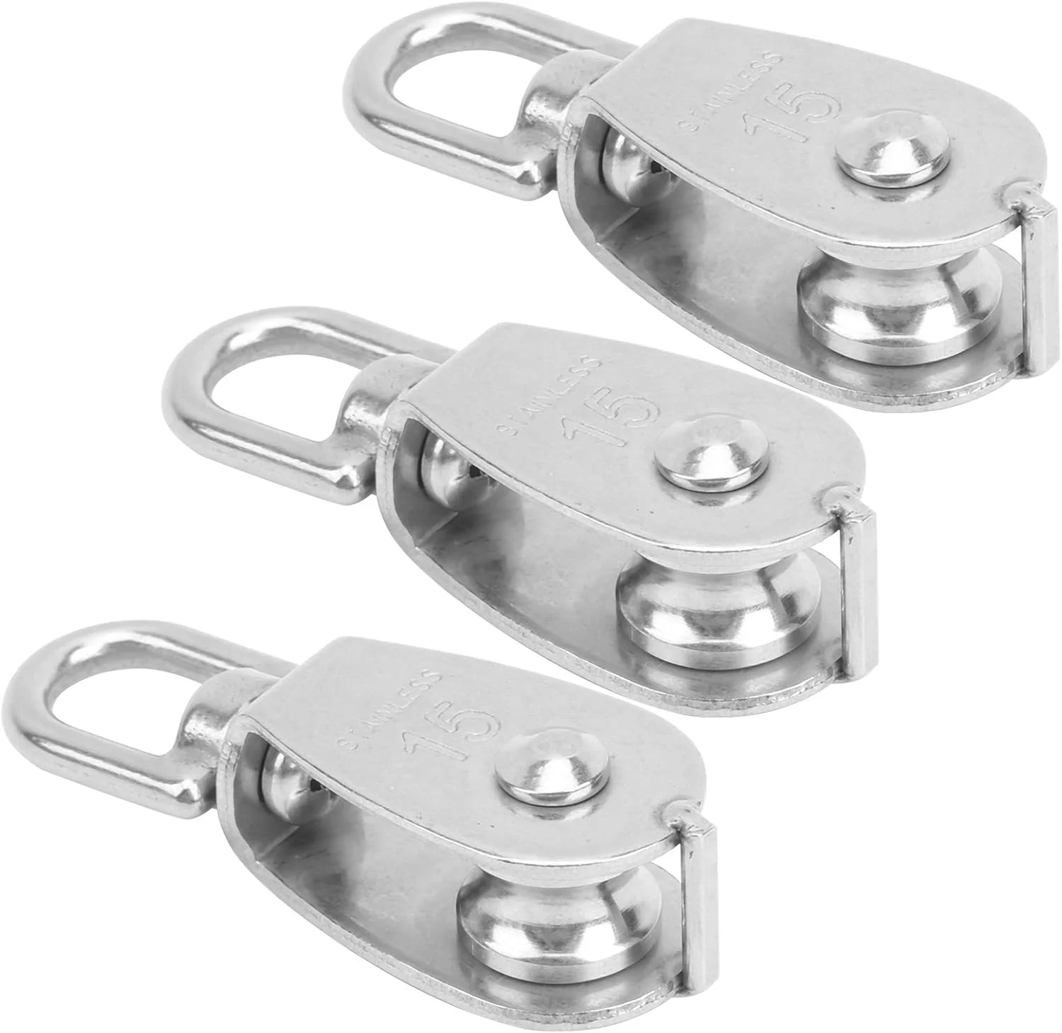 قرقره واقعی OXPMFY، قرقره طناب قوی و مستحکم با فولاد ضد زنگ