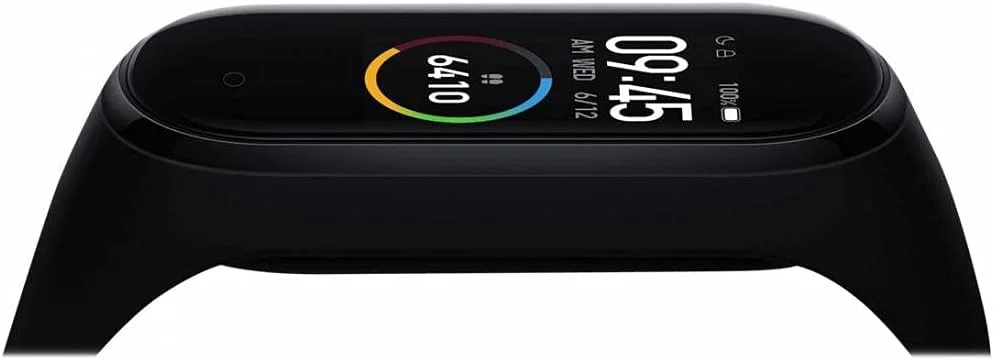 شیائومی می بند 4، صفحه نمایش رنگی 0.95 اینچی AMOLED، ضد آب، مانیتور ضربان قلب، تناسب اندام، باتری 135 میلی آمپر، بلوتوث 5.0 (نسخه بین المللی) - مشکی