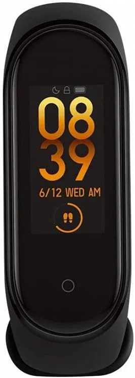 شیائومی می بند 4، صفحه نمایش رنگی 0.95 اینچی AMOLED، ضد آب، مانیتور ضربان قلب، تناسب اندام، باتری 135 میلی آمپر، بلوتوث 5.0 (نسخه بین المللی) - مشکی