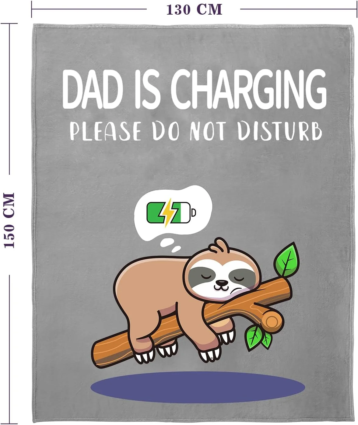 هدیه های خاص برای پدر، هدیه تولد پدر - پتوی نرم و لطیف - هدیه های کریسمس تولد برای پدر، هدیه برای روز پدر، روز ولنتاین، پتوی پشمالو 150x130 سانتی متر