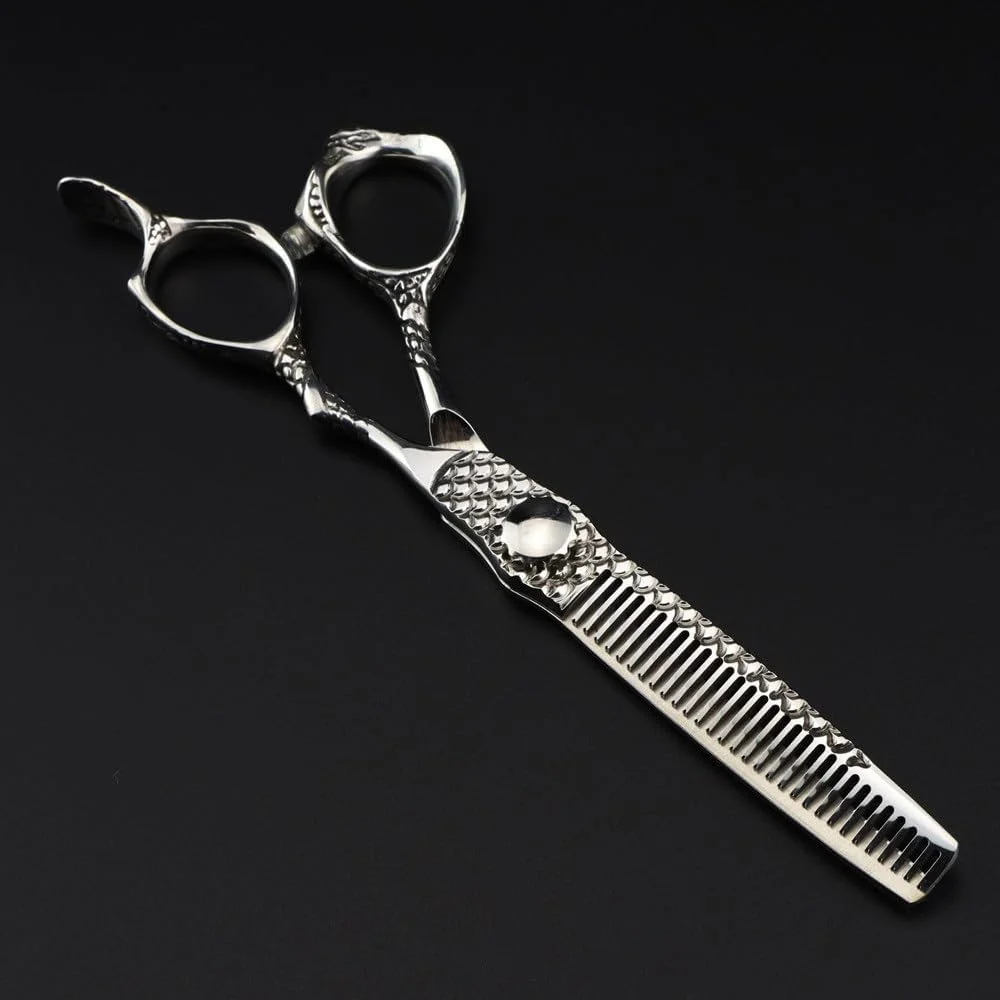 GBMULG Hair Cutting Shears, 6 Inch Professional JP440c Steel Scale Hair Scissors Haircut Scissor Thinning Barber Cutting Shears Hairdresser Scissors,Thinning Scissor GBMULG Hair Cutting Shears, 6 Inch Professional JP440c Steel Scale Hair Scissors Haircut Scissor Thinning Barber Cutting Shears Hairdresser Scissors,Thinning Scissor
