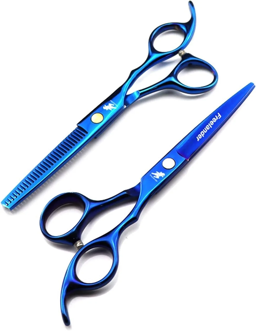 قیچی موی حرفه ای GHQERTY، ست قیچی آرایشگری حرفه ای، قیچی پیتاژ، قیچی آرایشگاه، ابزار آرایشگر برای مو، مناسب برای آرایشگاه خانگی (پیتاژ)