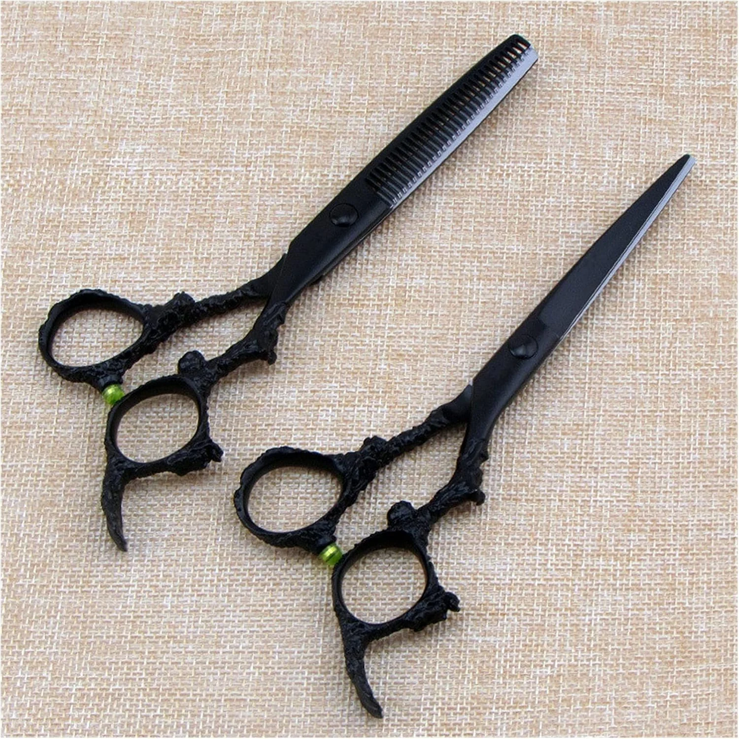 قیچی آرایشگری حیوانات خانگی 7 اینچی، قیچی آرایشگری، قیچی حیوانات خانگی، قیچی پیتاژ مو، قیچی اصلاح مو - پیتاژ 5.5 اینچی - B