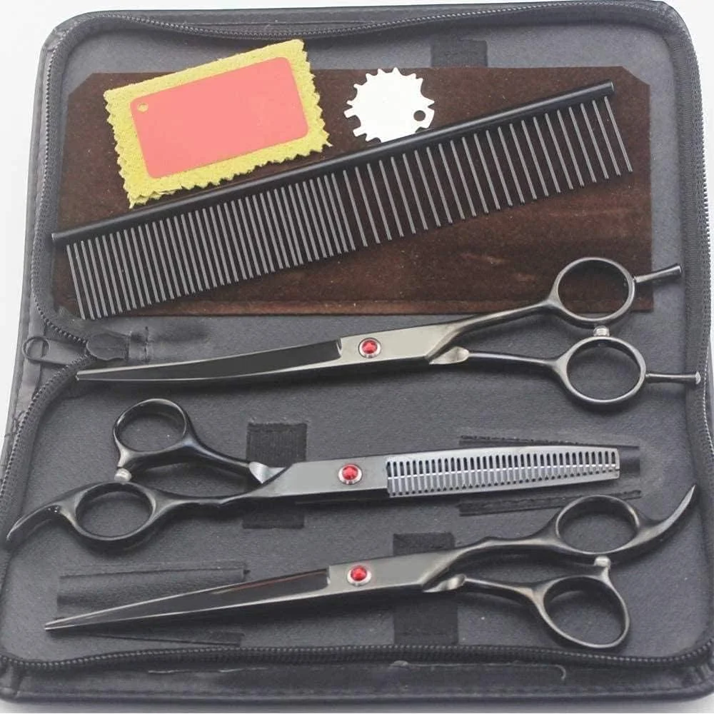 قیچی آرایشگری GBMULG، قیچی حرفه ای کوتاهی و خرد کردن مو، ابزار آرایشگر مو، 7 اینچ قیچی آرایشگری GBMULG، قیچی حرفه ای کوتاهی و خرد کردن مو، ابزار آرایشگر مو، 7 اینچ