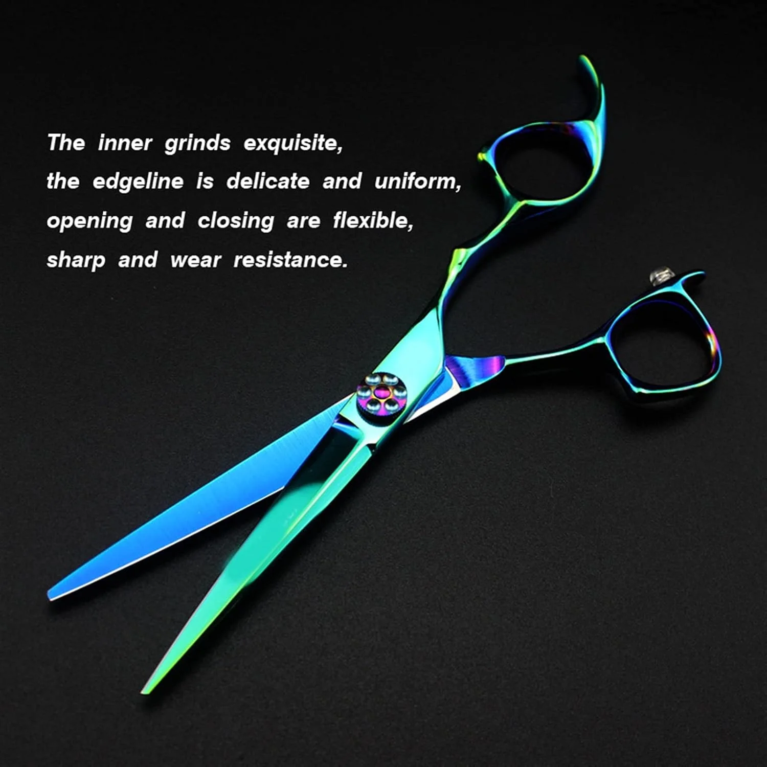 قیچی آرایشگری سبز 6 اینچی، قیچی مو، قیچی آرایشگری حرفه ای، ابزار برش، نازک کردن و حالت دادن به مو، قیچی آرایشگری، قیچی پیتاژ قیچی آرایشگری سبز 6 اینچی، قیچی مو، قیچی آرایشگری حرفه ای، ابزار برش، نازک کردن و حالت دادن به مو، قیچی آرایشگری، قیچی پیتاژ