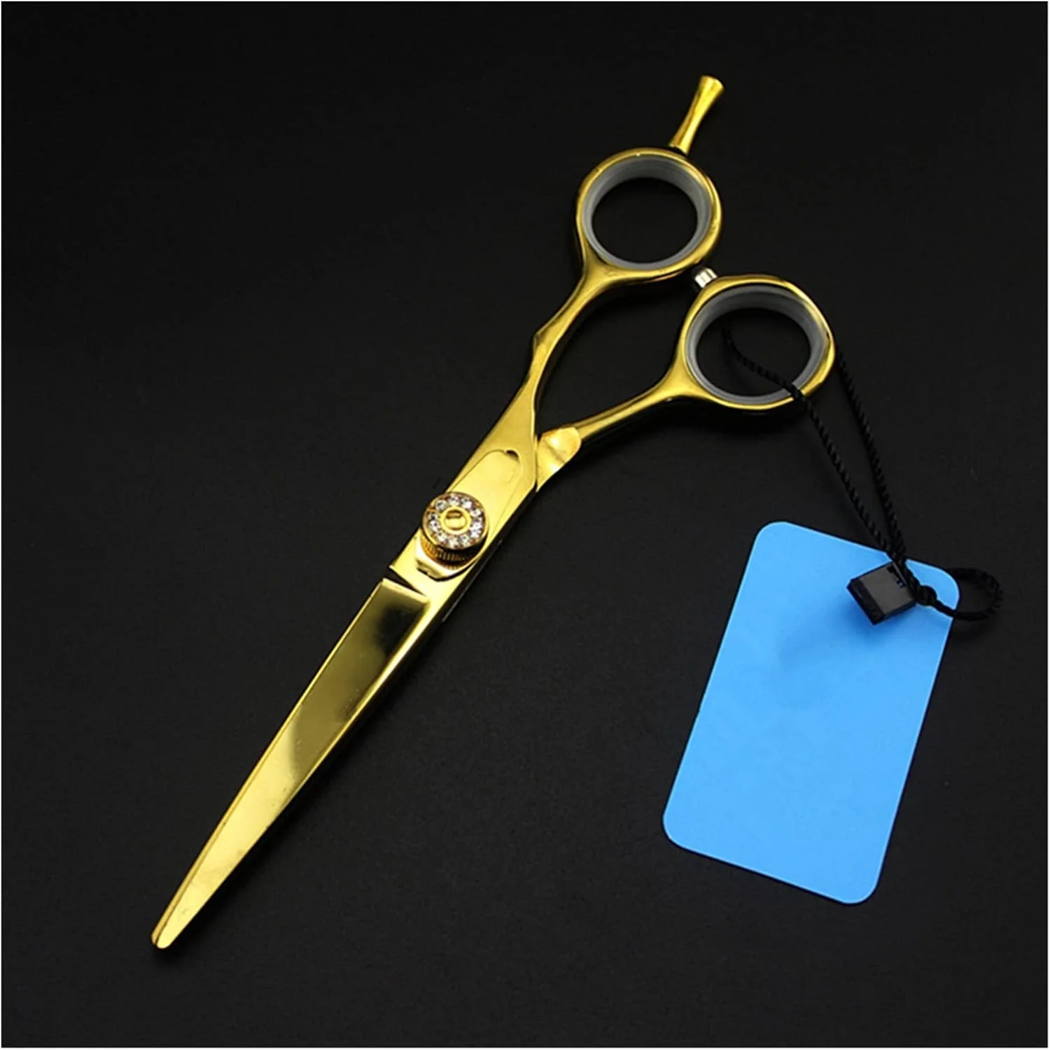 قیچی آرایشگری طلایی 6 اینچی، قیچی پیتاژ، قیچی آرایشگری، قیچی تخت، قیچی کوتاهی مو (پیتاژ 5.5 اینچی) قیچی آرایشگری طلایی 6 اینچی، قیچی پیتاژ، قیچی آرایشگری، قیچی تخت، قیچی کوتاهی مو (پیتاژ 5.5 اینچی)