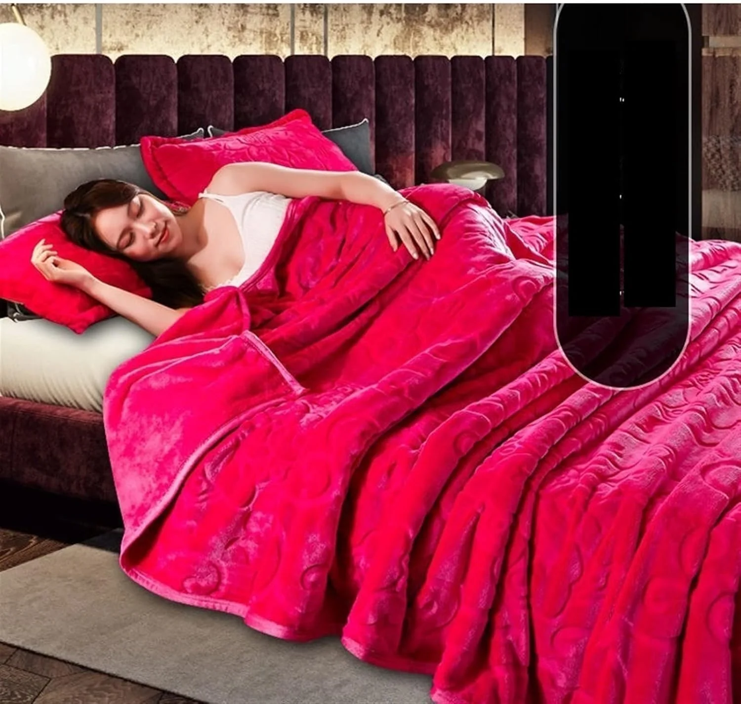 پتوی نرم و گرم یکدست UGFVGYTG، مناسب پاییز و زمستان، پتوی مبل، تخت، روتختی