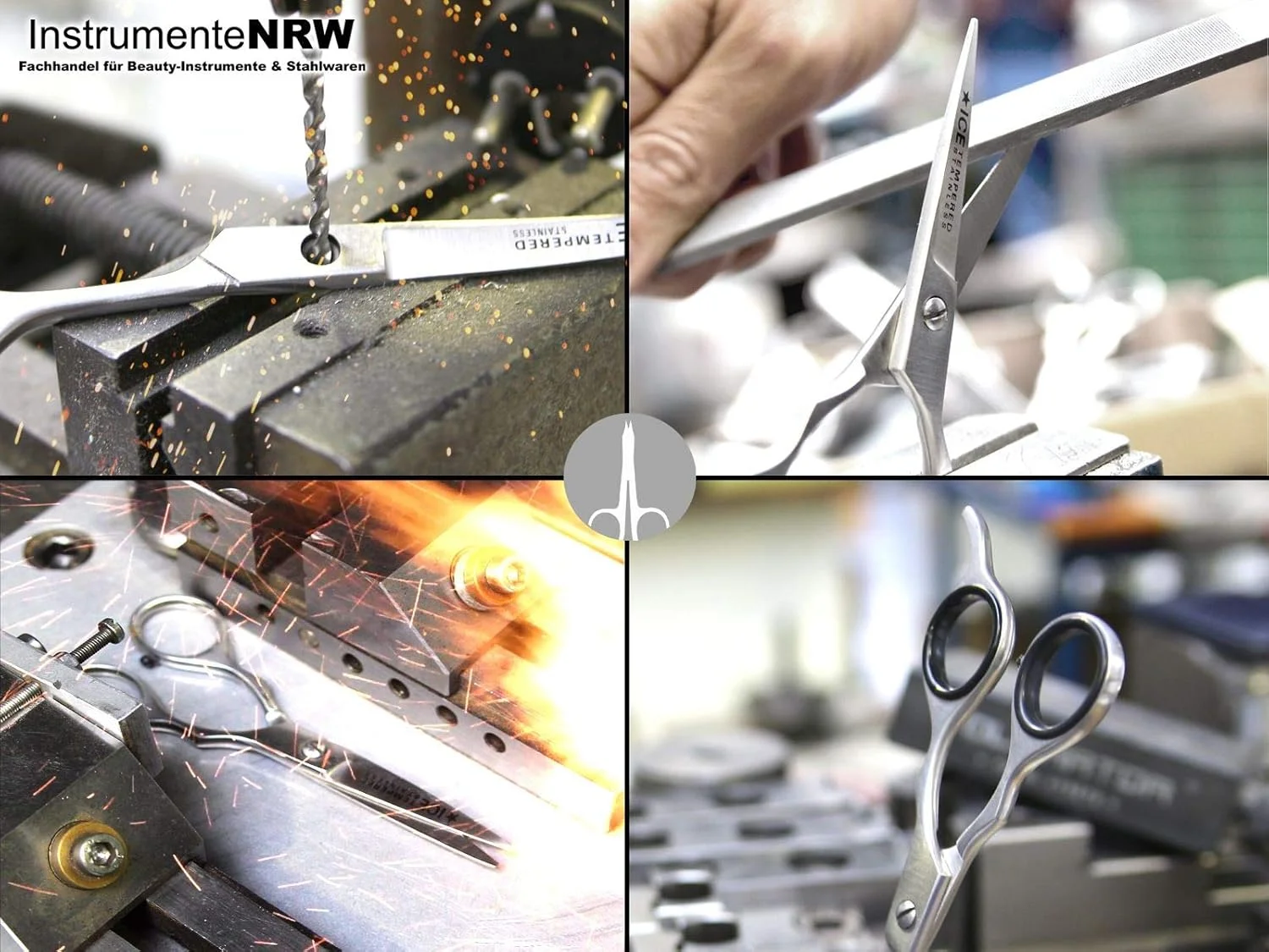 قیچی پیتاژ حرفه ای InstrumenteNrw - قیچی مدلینگ - قیچی آرایشگری - قیچی مو - دندانه دار با کیف نگهداری کاربردی (شماره 2 = 6 اینچ دندانه دار دو طرفه) قیچی پیتاژ حرفه ای InstrumenteNrw - قیچی مدلینگ - قیچی آرایشگری - قیچی مو - دندانه دار با کیف نگهداری کاربردی (شماره 2 = 6 اینچ دندانه دار دو طرفه)