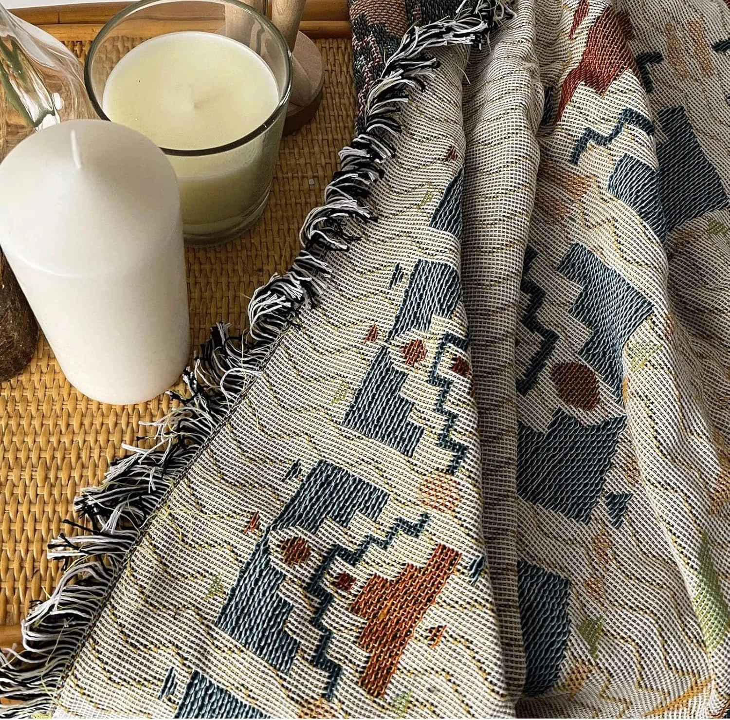 پتو مبل UGFVGYTG، روکش صندلی، حوله، پارچه نرم پنبه ای، رومیزی، دکوری خانوادگی، هدیه جشنواره (160X220CM)