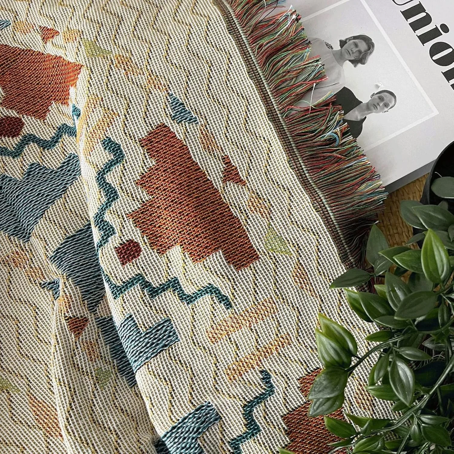 پتو مبل UGFVGYTG، روکش صندلی، حوله، پارچه نرم پنبه ای، رومیزی، دکوری خانوادگی، هدیه جشنواره (160X220CM)