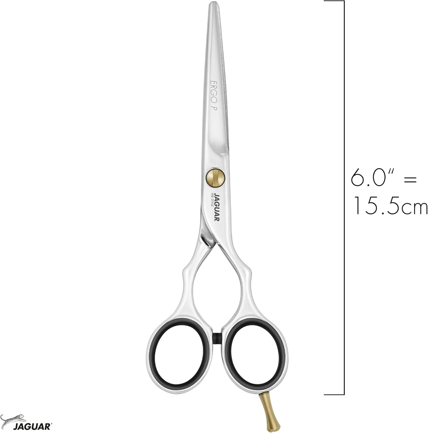 قیچی آرایشگری جگوار مدل Pre Style Ergo P، طول 6 اینچ، 0.0379 کیلوگرم قیچی آرایشگری جگوار مدل Pre Style Ergo P، طول 6 اینچ، 0.0379 کیلوگرم