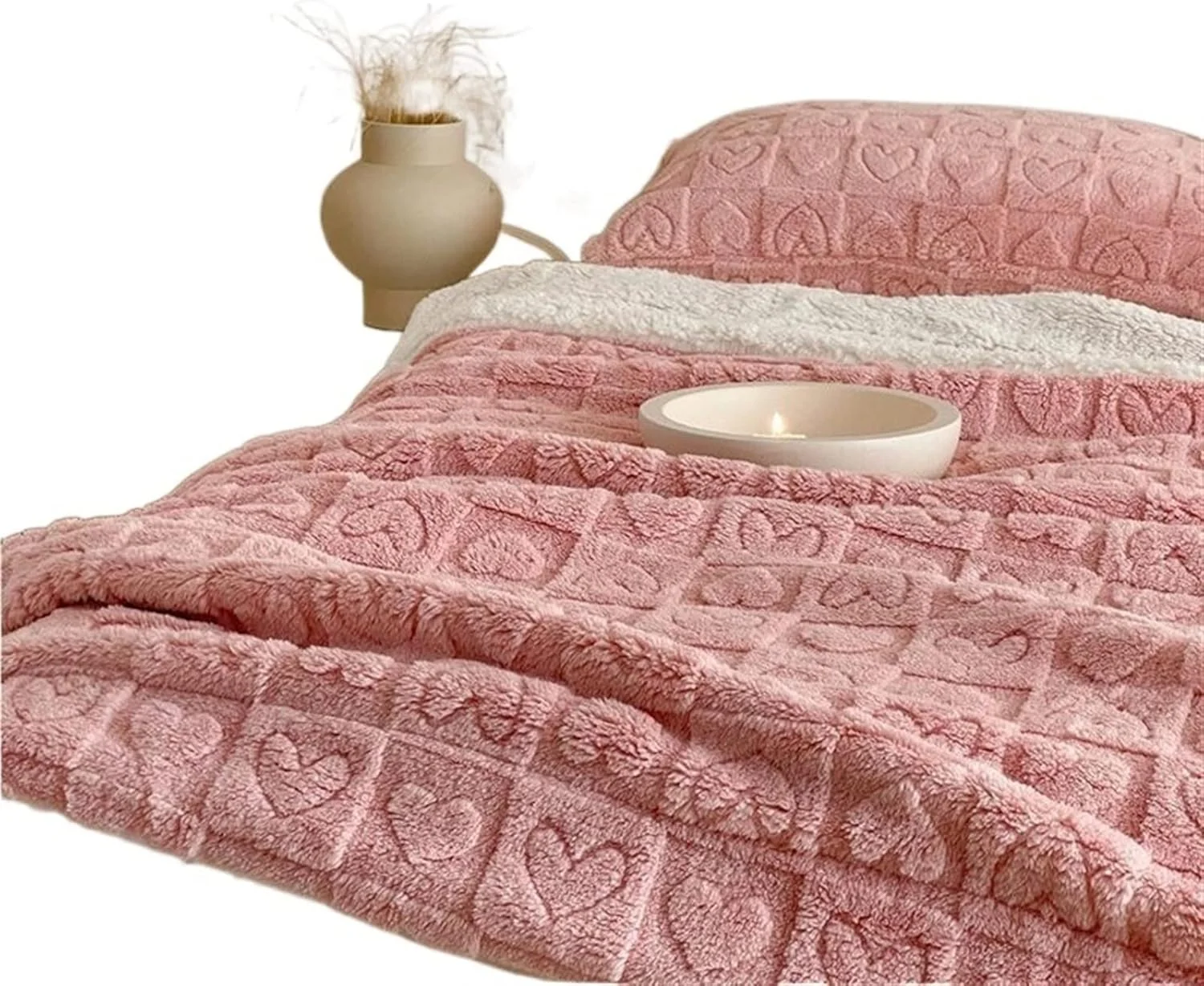 پتو زمستانی UGFVGYTG، پتو تخت خواب گرم، پتوهای ضخیم چهارخانه، پتوی نرم برای مبل، روتختی، پتوی پشمی دو طرفه