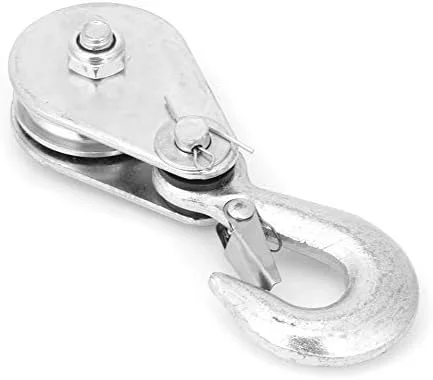 قرقره تکی، قرقره طناب بالابر تک چرخ فولادی با استحکام بالا برای لغزش کابل (0.5 تن)