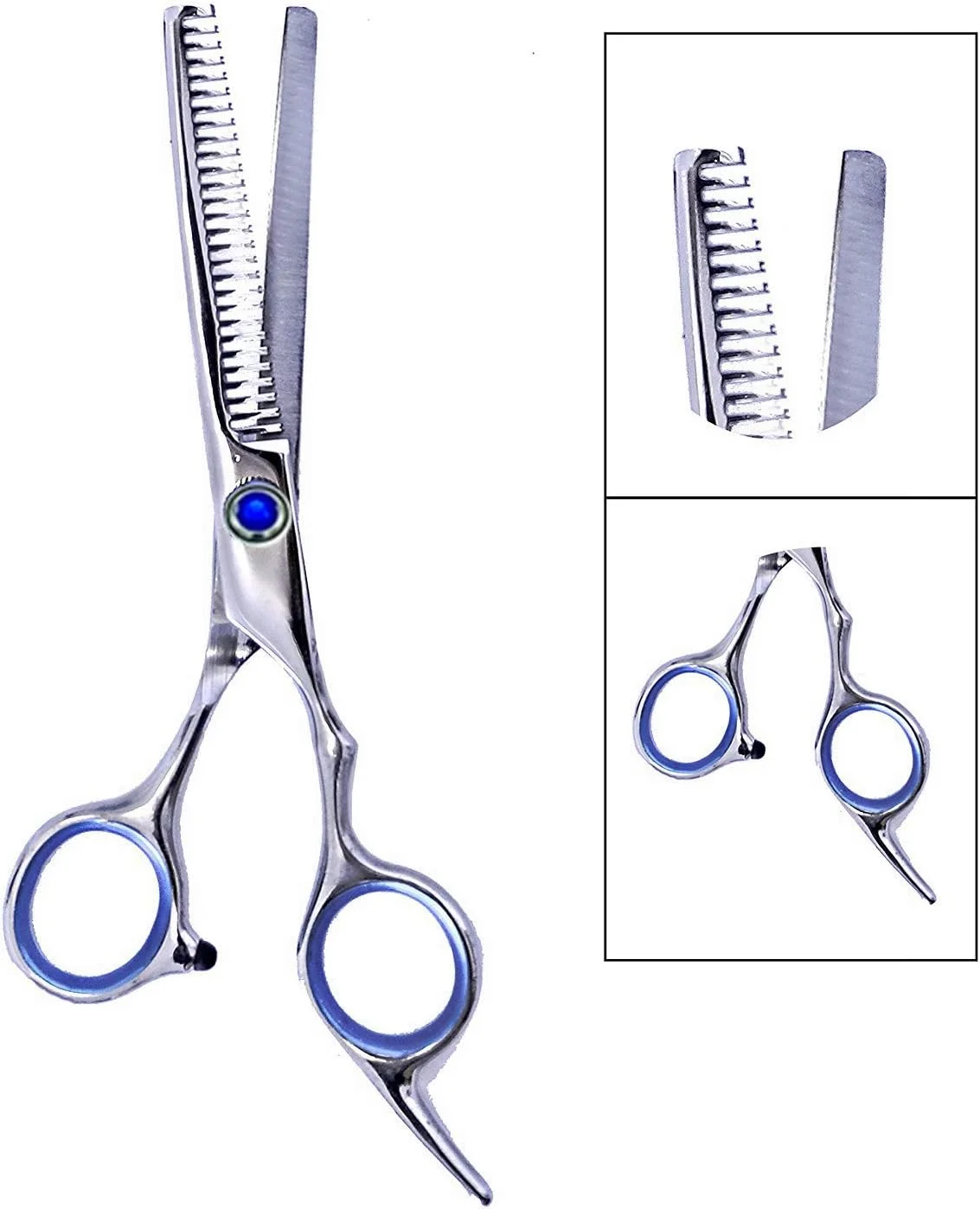 ست قیچی آرایشگری کودک LIGICKY، قیچی ایمن با نوک گرد، استیل ضد زنگ، قیچی پیتاژ و قیچی چتری برای کودکان، سالن و منزل ست قیچی آرایشگری کودک LIGICKY، قیچی ایمن با نوک گرد، استیل ضد زنگ، قیچی پیتاژ و قیچی چتری برای کودکان، سالن و منزل