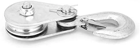 قرقره تکی، قرقره طناب بالابر تک چرخ فولادی با استحکام بالا برای لغزش کابل (0.5 تن)