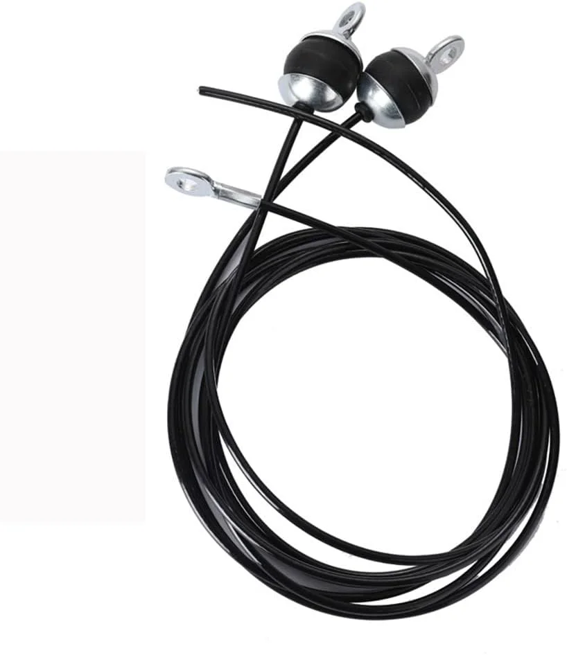 کیت سیم بکسل فولادی 2.5 متری، کابل جایگزین چند منظوره برای باشگاه ورزشی خانگی، سیم بکسل فولادی سنگین برای باشگاه خانگی، سیم فولادی، مشکی