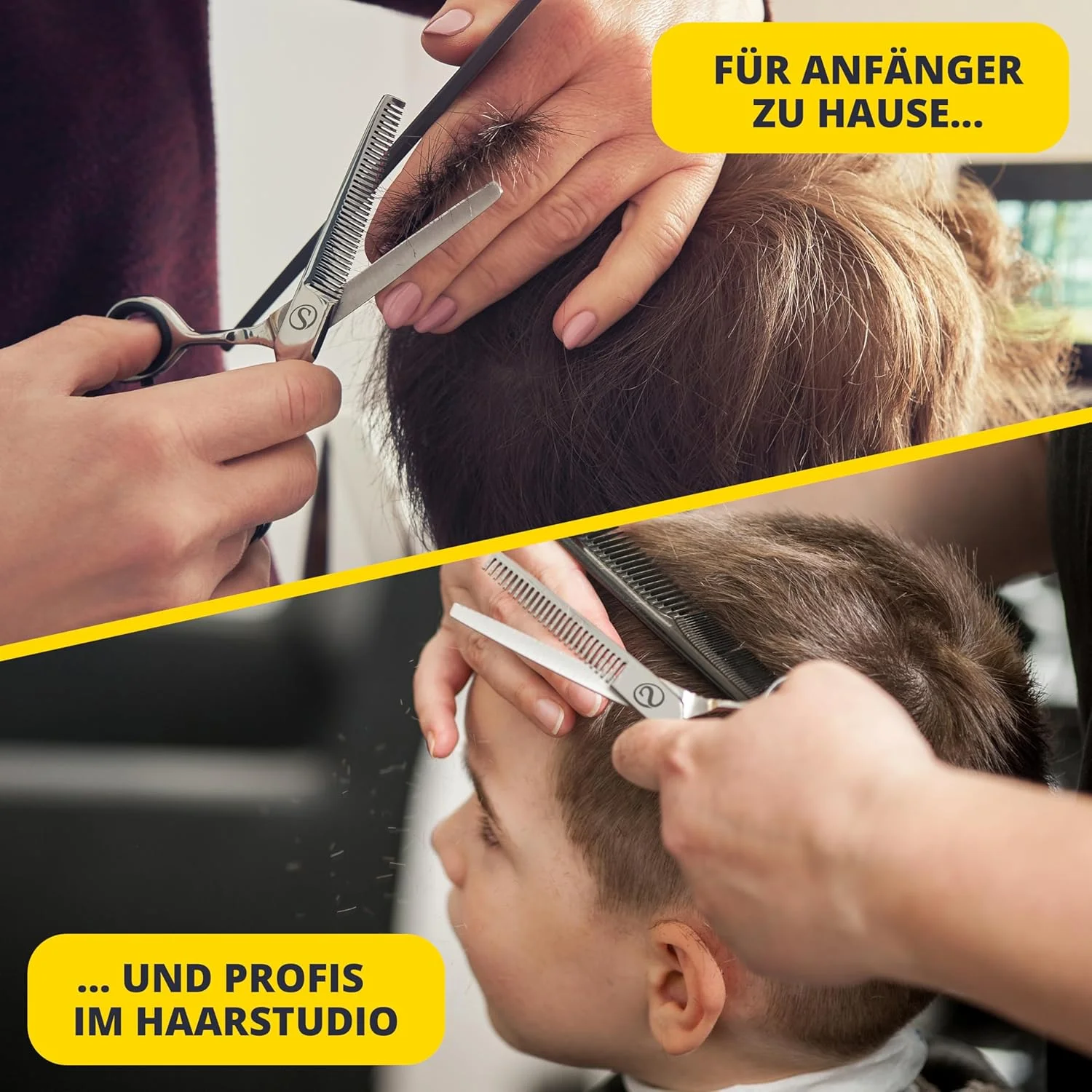 قیچی آرایشگری حرفه ای SCHMIEDWERK | قیچی آرایشگری - برش تیز و دقیق | مدل موی عالی برای آقایان و خانم ها | قیچی کوتاهی مو با کیف (قیچی پیتاژ) قیچی آرایشگری حرفه ای SCHMIEDWERK | قیچی آرایشگری - برش تیز و دقیق | مدل موی عالی برای آقایان و خانم ها | قیچی کوتاهی مو با کیف (قیچی پیتاژ)