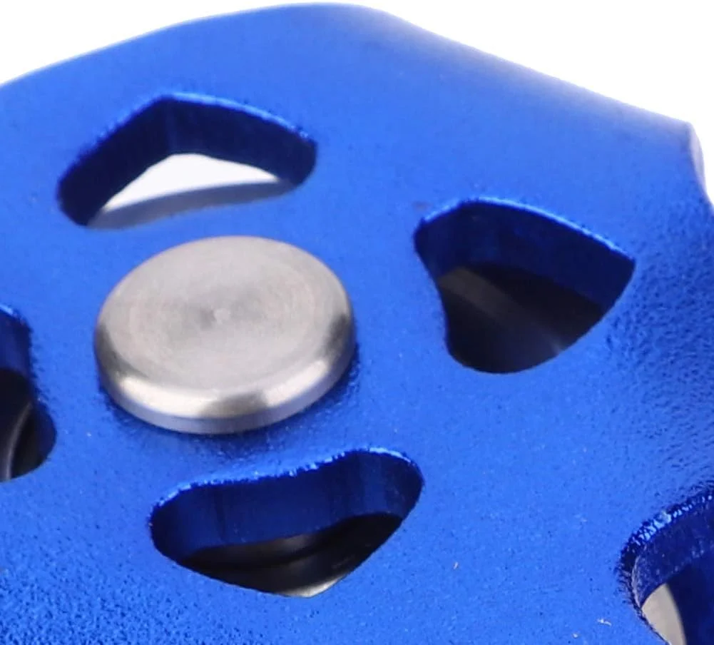 قرقره دوبل مناسب، سیم بکسل فولادی آلیاژ آلومینیوم برای کوهنوردی و صخره نوردی