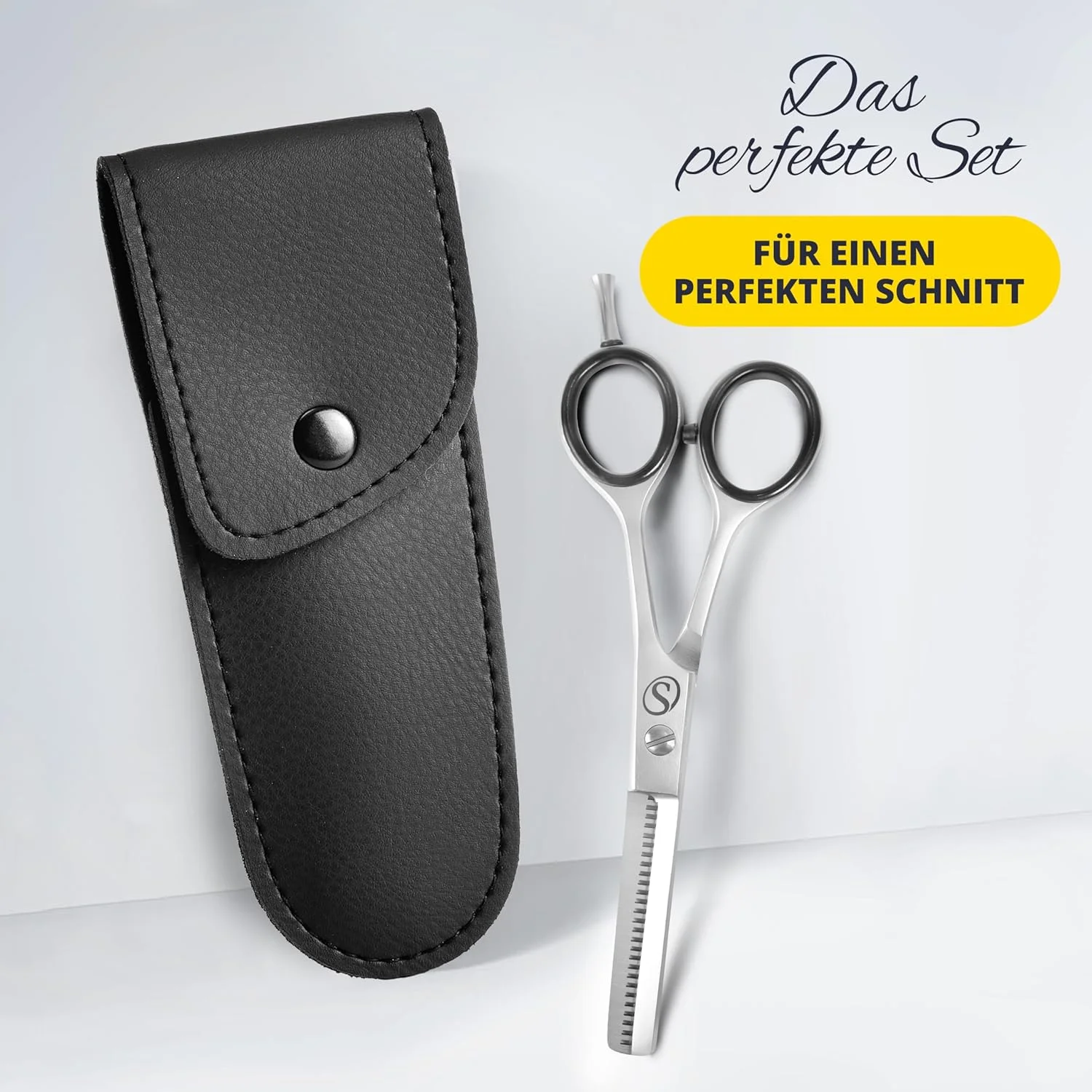 قیچی آرایشگری حرفه ای SCHMIEDWERK | قیچی آرایشگری - برش تیز و دقیق | مدل موی عالی برای آقایان و خانم ها | قیچی کوتاهی مو با کیف (قیچی پیتاژ) قیچی آرایشگری حرفه ای SCHMIEDWERK | قیچی آرایشگری - برش تیز و دقیق | مدل موی عالی برای آقایان و خانم ها | قیچی کوتاهی مو با کیف (قیچی پیتاژ)