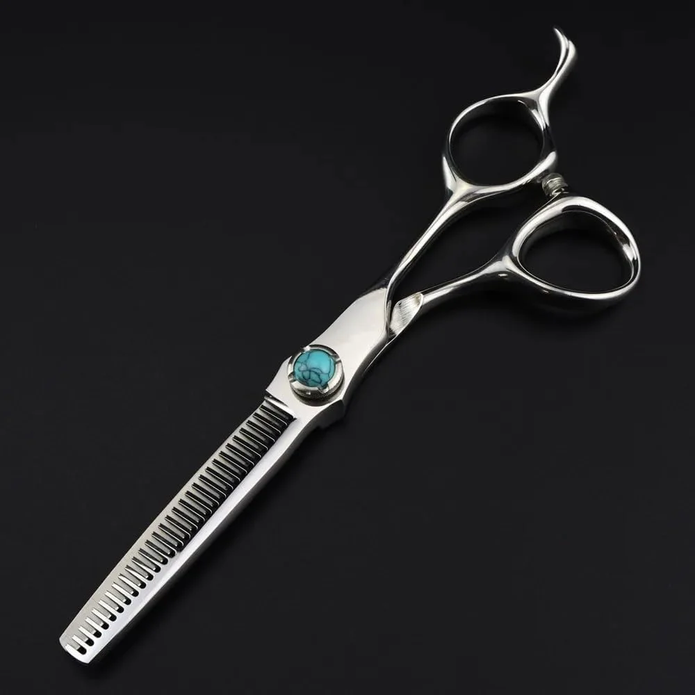 قیچی آرایشگری مو، 6 اینچ فولاد حرفه ای Jp440C فیروزه ای، قیچی مو، قیچی اصلاح مو، قیچی آرایشگری، قیچی پیتاژ - B، ست - B قیچی آرایشگری مو، 6 اینچ فولاد حرفه ای Jp440C فیروزه ای، قیچی مو، قیچی اصلاح مو، قیچی آرایشگری، قیچی پیتاژ - B، ست - B