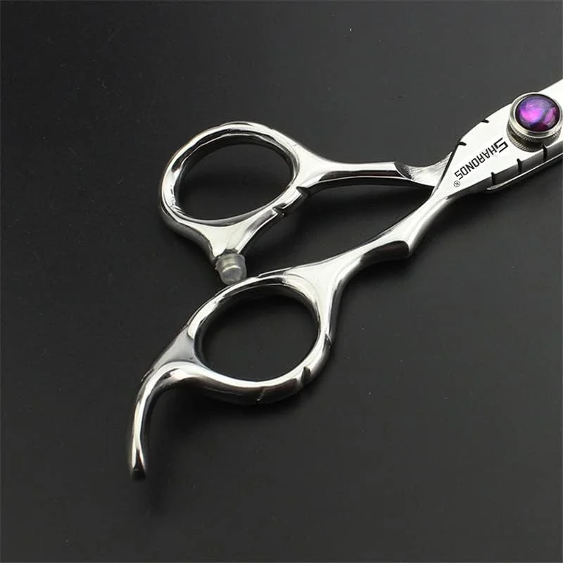 ست قیچی آرایشگری شاروندز، قیچی مو، قیچی پیتاژ، مشکی، 6 اینچ، فولاد 440C (ست 2/3/4 تکه) (6 اینچ، 2 تکه-D) ست قیچی آرایشگری شاروندز، قیچی مو، قیچی پیتاژ، مشکی، 6 اینچ، فولاد 440C (ست 2/3/4 تکه) (6 اینچ، 2 تکه-D)