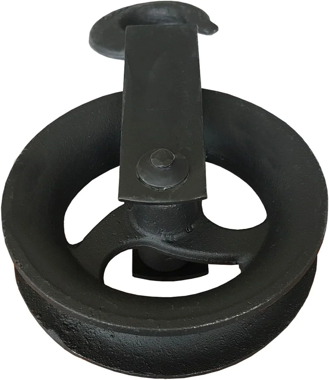 قرقره انحرافی بنسون تولز IB10432، 110 میلی متر، فلزی، قرقره ساختمانی، قرقره دستی، قرقره طناب با قلاب بالابر، چند رنگ