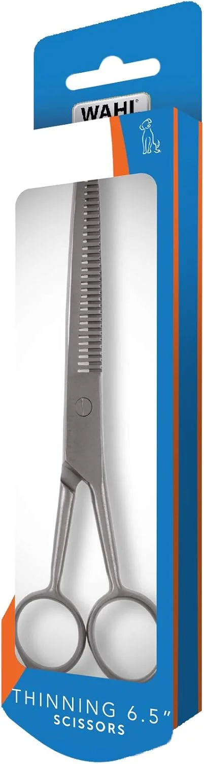 قیچی پیتاژ استیل Wahl، 6.5 اینچ، قیچی پیتاژ حرفه ای برای حیوانات خانگی، قیچی آرایشگری برای گربه ها و سگ ها، آرایش حیوانات خانگی در خانه، قیچی دندانه دار تیز، تیغه های دو طرفه، نازک کردن مو و خز حیوانات قیچی پیتاژ استیل Wahl، 6.5 اینچ، قیچی پیتاژ حرفه ای برای حیوانات خانگی، قیچی آرایشگری برای گربه ها و سگ ها، آرایش حیوانات خانگی در خانه، قیچی دندانه دار تیز، تیغه های دو طرفه، نازک کردن مو و خز حیوانات