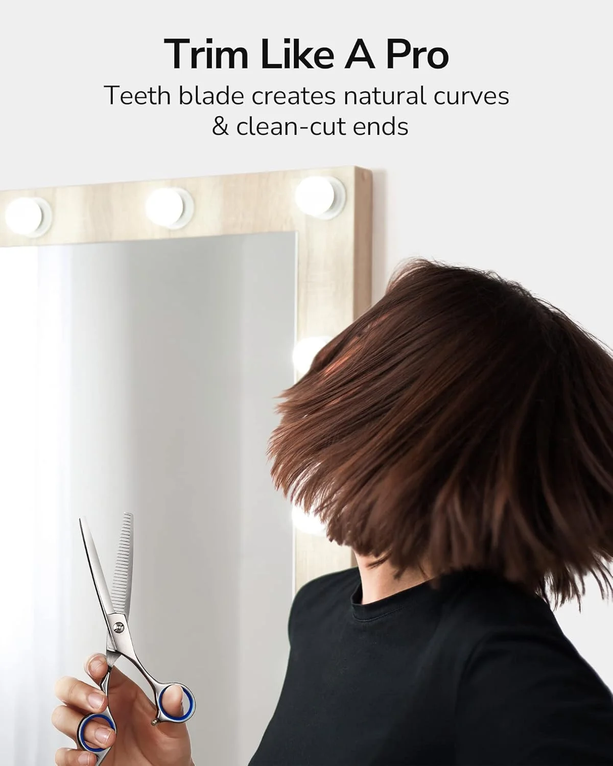 قیچی پیتاژ مو ULG، قیچی دندانه دار، حرفه ای، آرایشگری، حجم دهنده مو، لبه تیغی، استیل ضد زنگ ژاپنی با حلقه انگشتی جداشدنی، 6.5 اینچ قیچی پیتاژ مو ULG، قیچی دندانه دار، حرفه ای، آرایشگری، حجم دهنده مو، لبه تیغی، استیل ضد زنگ ژاپنی با حلقه انگشتی جداشدنی، 6.5 اینچ