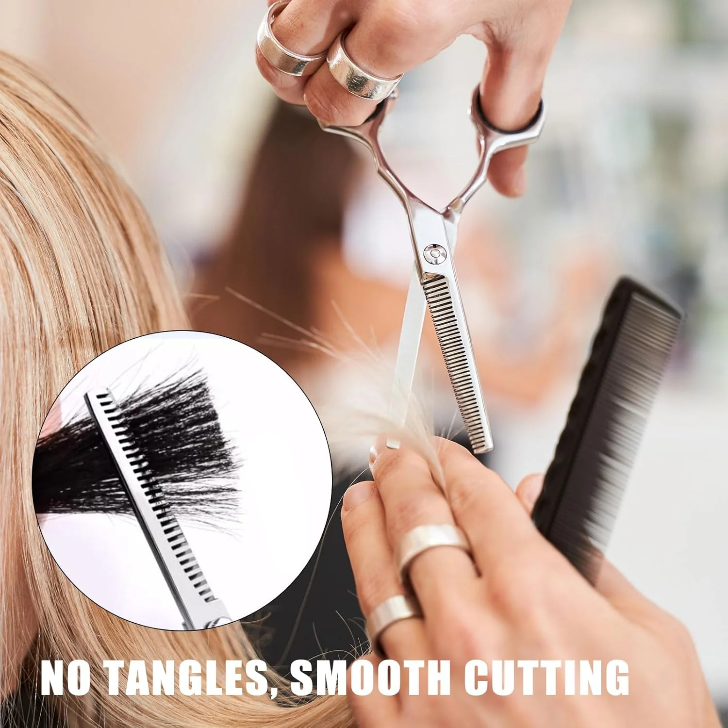 قیچی آرایشگری UILYNIU، 4 عدد، قیچی های حرفه ای برای کم کردن حجم مو، قیچی دندانه دار برای کوتاهی مو، قیچی آرایشگری 6 اینچی، قیچی کوتاهی مو برای مردان، زنان، کودکان و حیوانات خانگی (نقره ای) قیچی آرایشگری UILYNIU، 4 عدد، قیچی های حرفه ای برای کم کردن حجم مو، قیچی دندانه دار برای کوتاهی مو، قیچی آرایشگری 6 اینچی، قیچی کوتاهی مو برای مردان، زنان، کودکان و حیوانات خانگی (نقره ای)