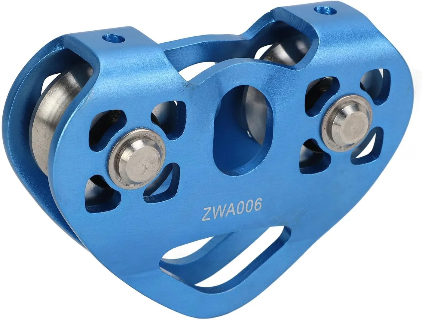 قرقره زیپ لاین دوتایی Clim، قرقره کابل هوایی قلبی شکل برای کابل راه منظره، طلایی، قرقره Clim برای راندمان چرخش. قرقره دوتایی Clim مدل B